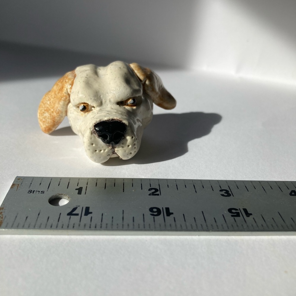 Ceramic Dog Head